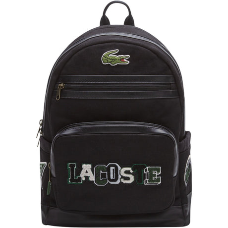 LACOSTE Noir Lcan Varsity Ryggsäck