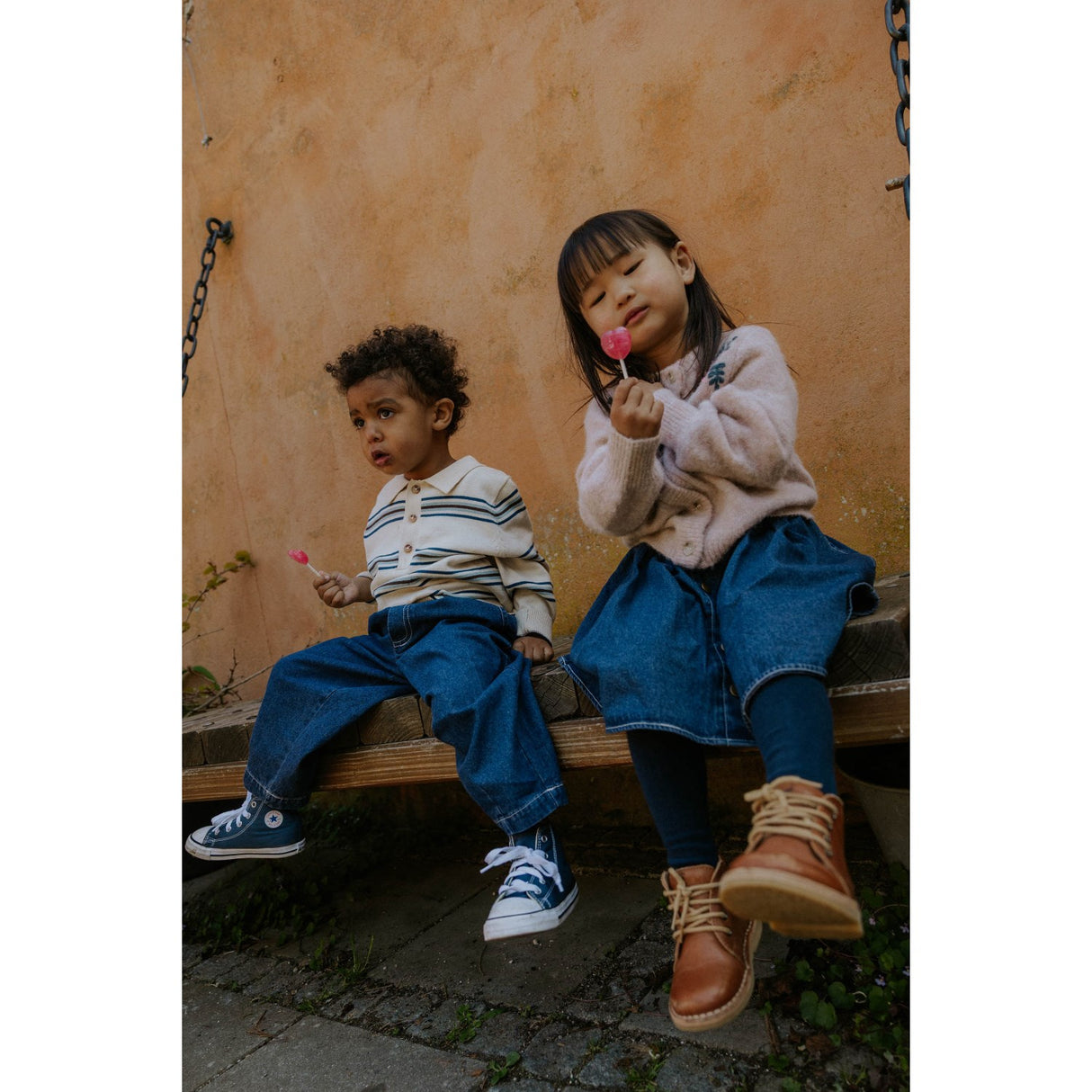 Fliink Dark Denim Blue Don Denim Kjol