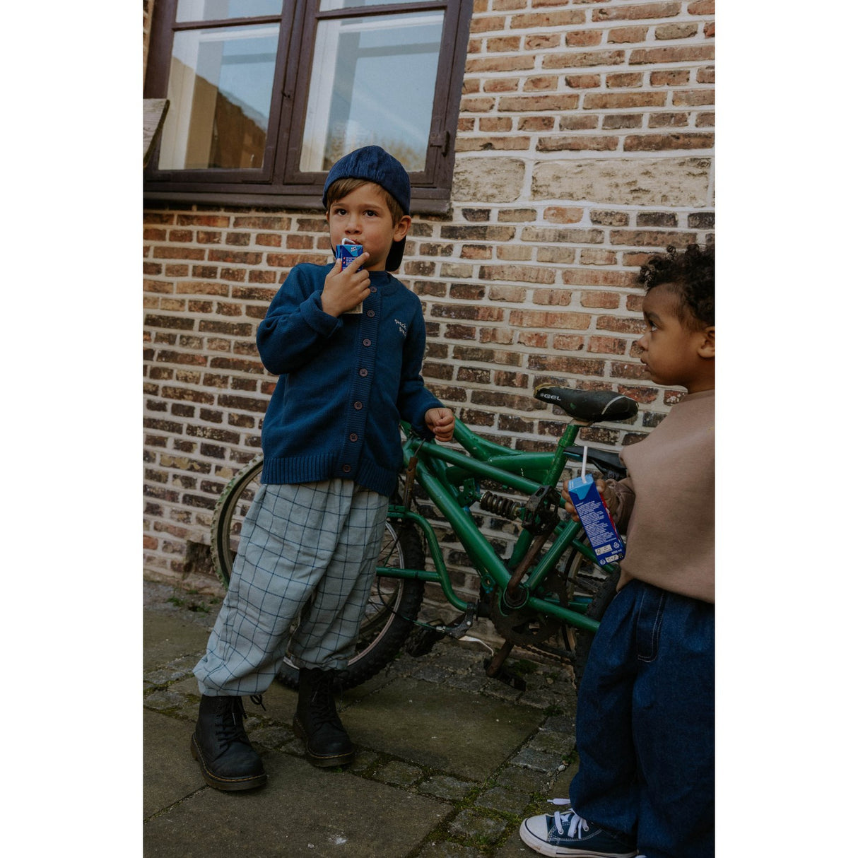 Fliink Slate Cody Check Pants