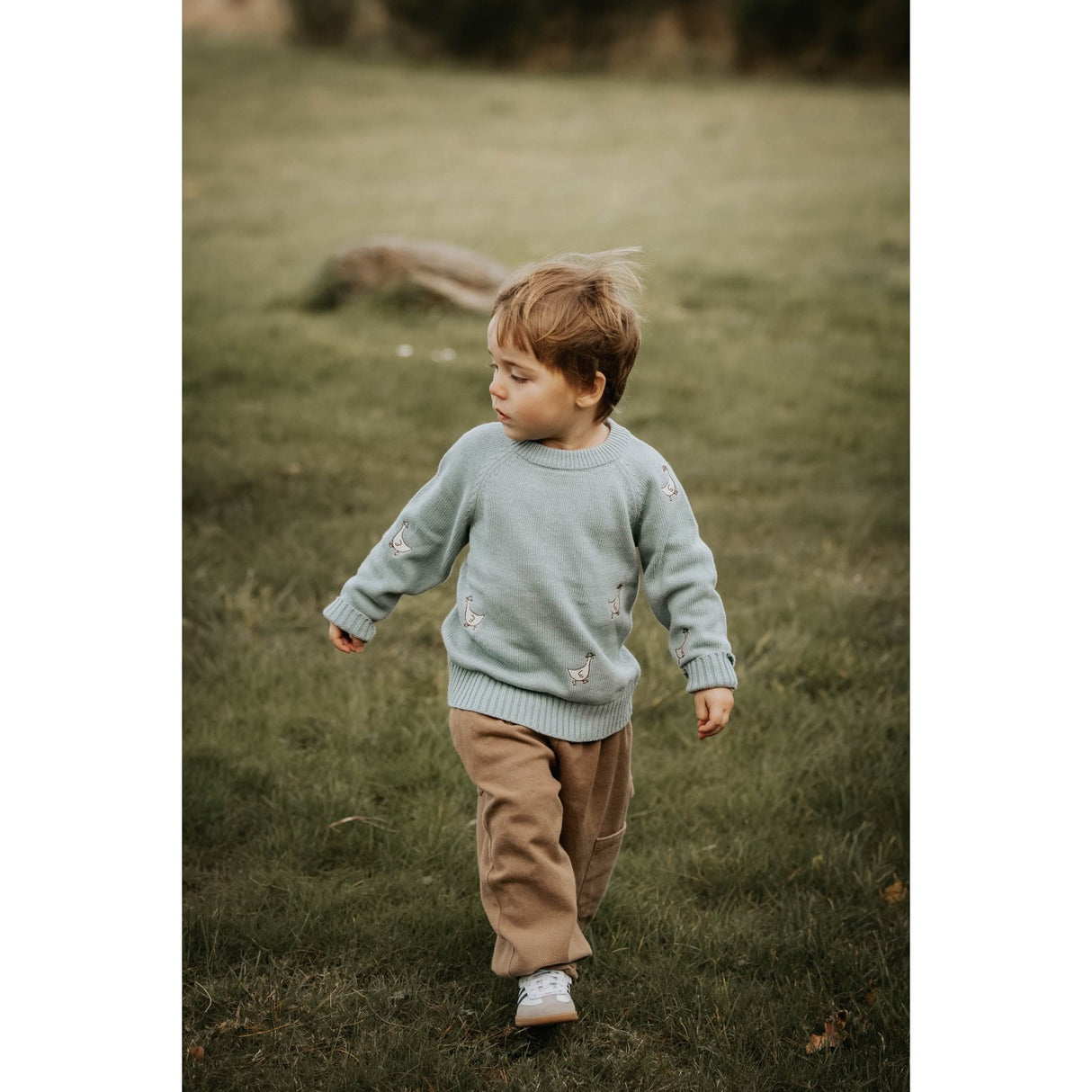 Fliink Slate Mahdi Stickad Pullover