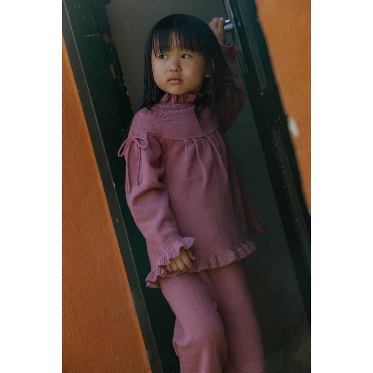 Fliink Ash Rose Kino Ls Stickad Blus