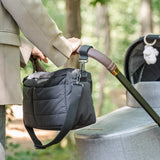 DonebyDeer Black Quiltad Barnevognstaske