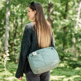 DonebyDeer Green Quiltad Barnevognstaske