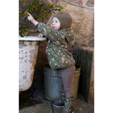 Mikk-Line Burnt Olive Polyester Baby Jacka AOP