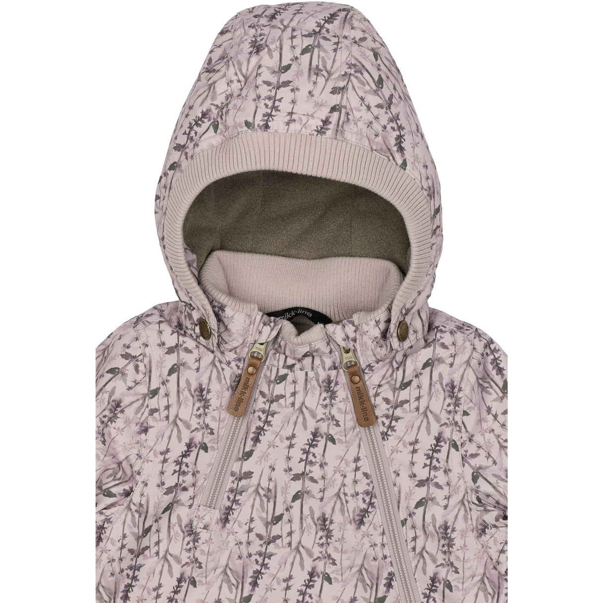 Mikk-Line Cloud Gray Polyester Baby Jacka AOP