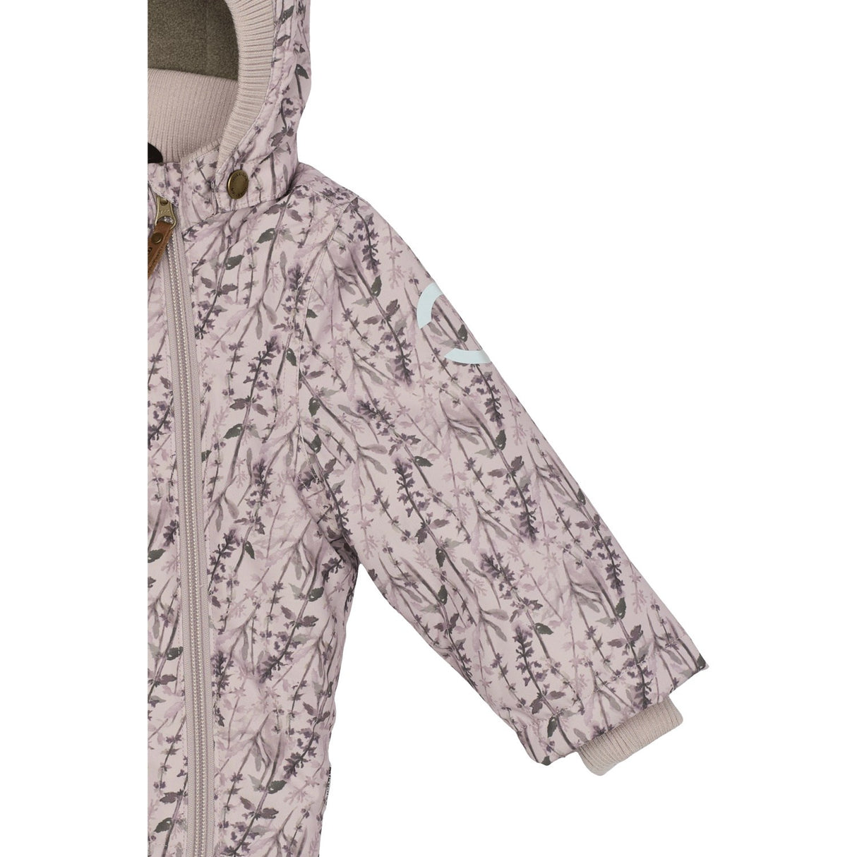 Mikk-Line Cloud Gray Polyester Baby Jacka AOP