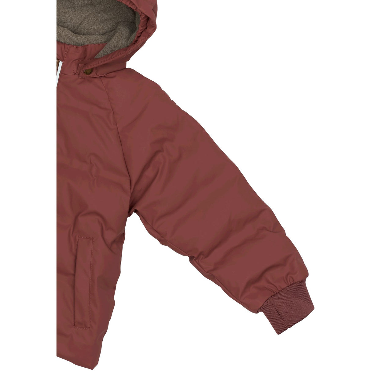 Mikk-Line Apple Butter PU Puff Jacka Rec.