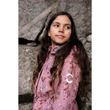 Mikk-Line Burlwood Polyester Girls Jacka AOP Floral