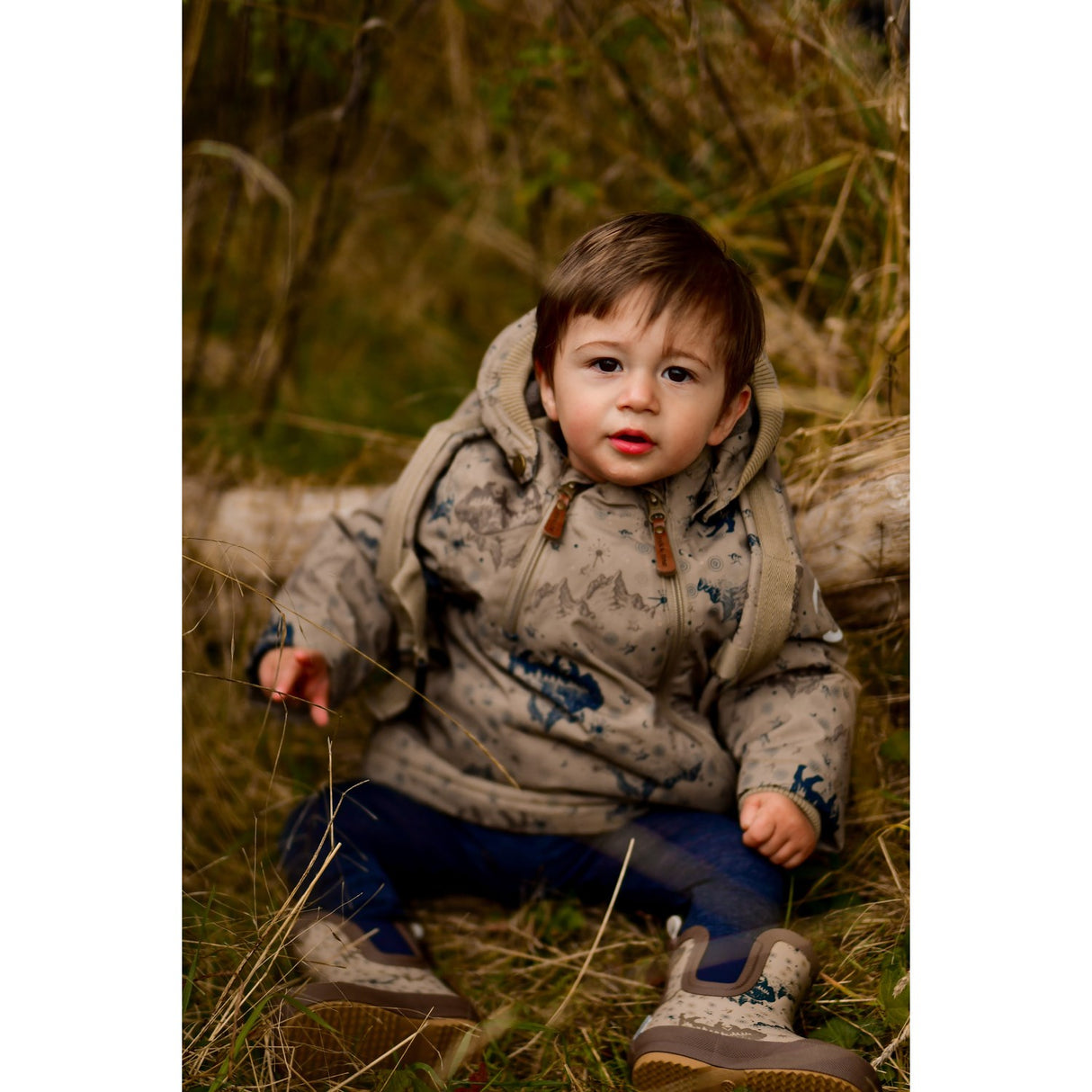 Mikk-Line Coriander Polyester Baby Jacka AOP