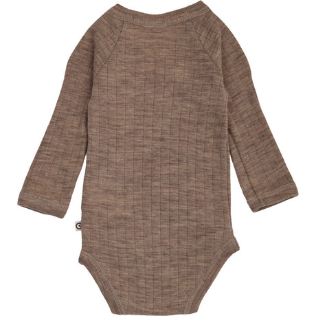 Müsli Walnut Melange Woolly Rib Omlott L/S Body
