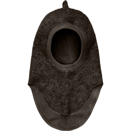 Huttelihut Dark Brown Melange Elefanthatt Triangles Ull