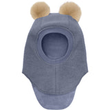 Huttelihut Folkstone Gray Elefanthatt Ull Alpaca Pompoms