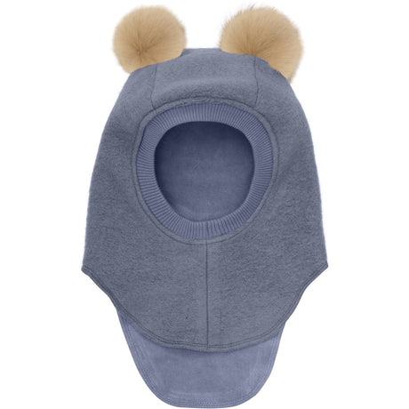 Huttelihut Folkstone Gray Elefanthatt Ull Alpaca Pompoms