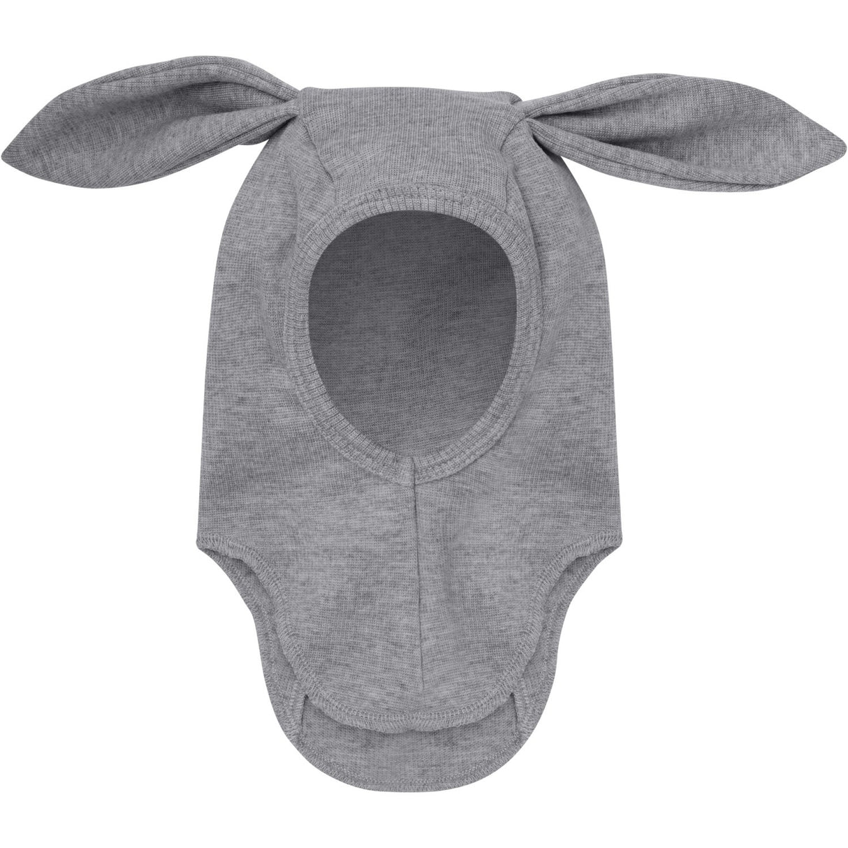 Huttelihut Medium Grey Melange Elefanthatt Ears Ull Rib