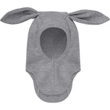 Huttelihut Medium Grey Melange Elefanthatt Ears Ull Rib