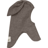 Huttelihut Brown Melange Elefanthatt Ears Ull Rib