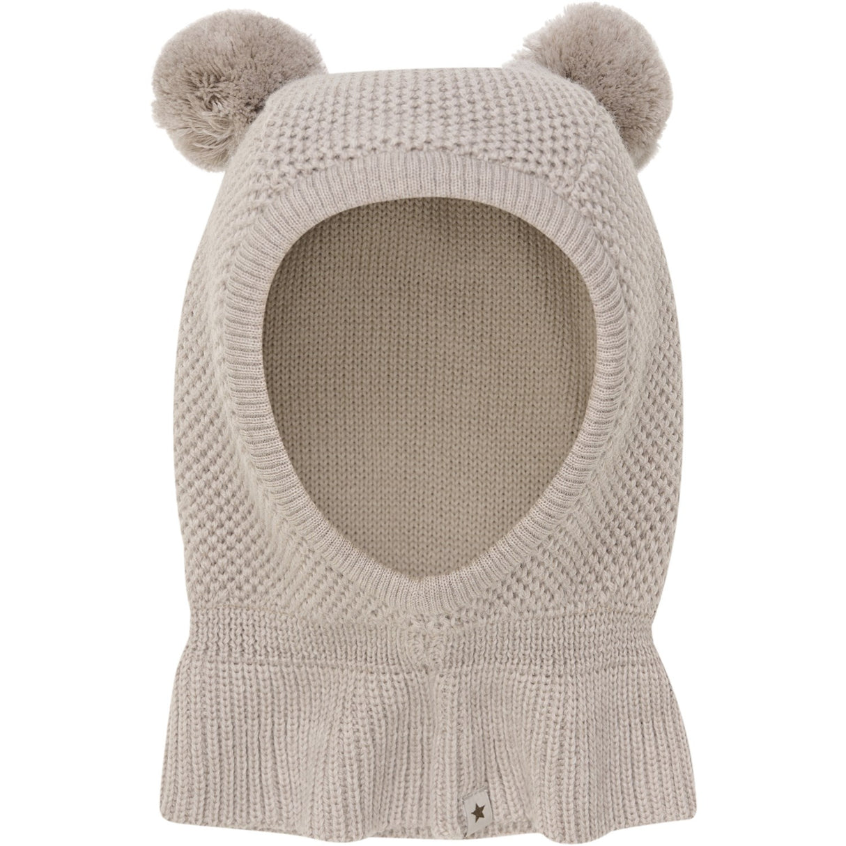 Huttelihut Camel Melange Elefanthatt Windstop Pompoms