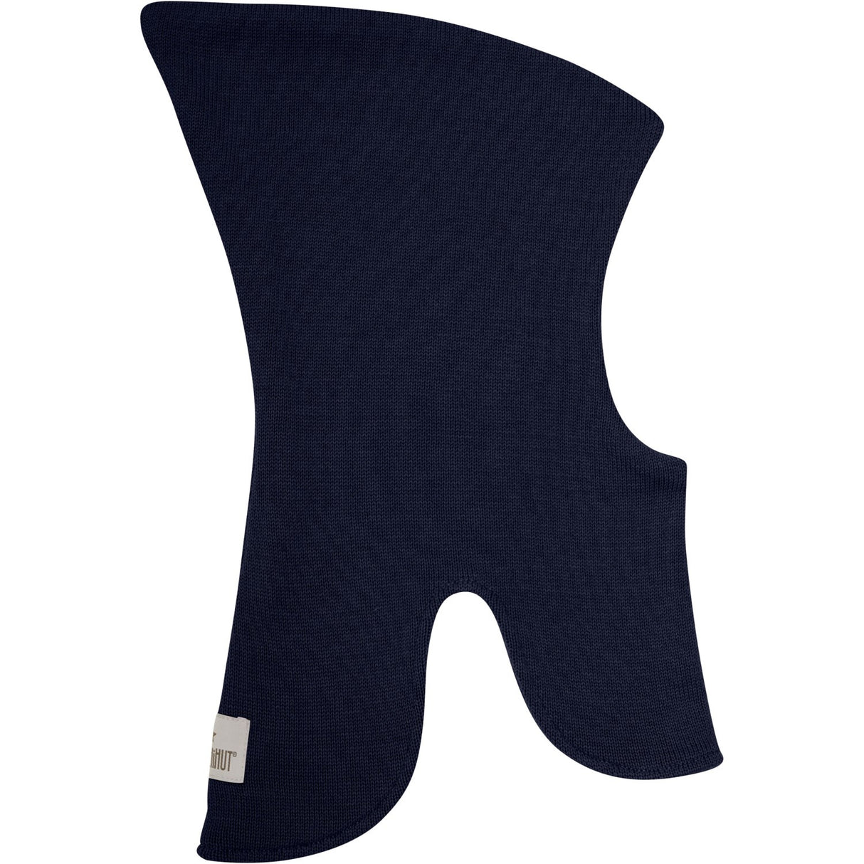 Huttelihut Dark Navy Elefanthatt Ull Stickad Windstop