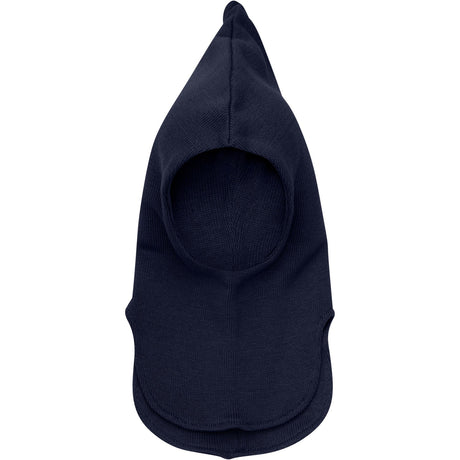 Huttelihut Dark Navy Elefanthatt Ull Stickad Windstop