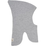 Huttelihut Light Grey Melange Elefanthatt Ull Stickad Windstop