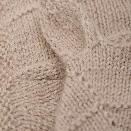 Huttelihut Mahogany Rose Bonnet Ears Alpaca Ull Stickad