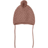 Huttelihut Burlwood Bonnet Ull Stickad Pompom