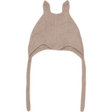 Huttelihut Mahogany Rose Bonnet Ears Alpaca Ull Stickad