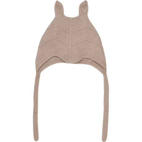 Huttelihut Mahogany Rose Bonnet Ears Alpaca Ull Stickad