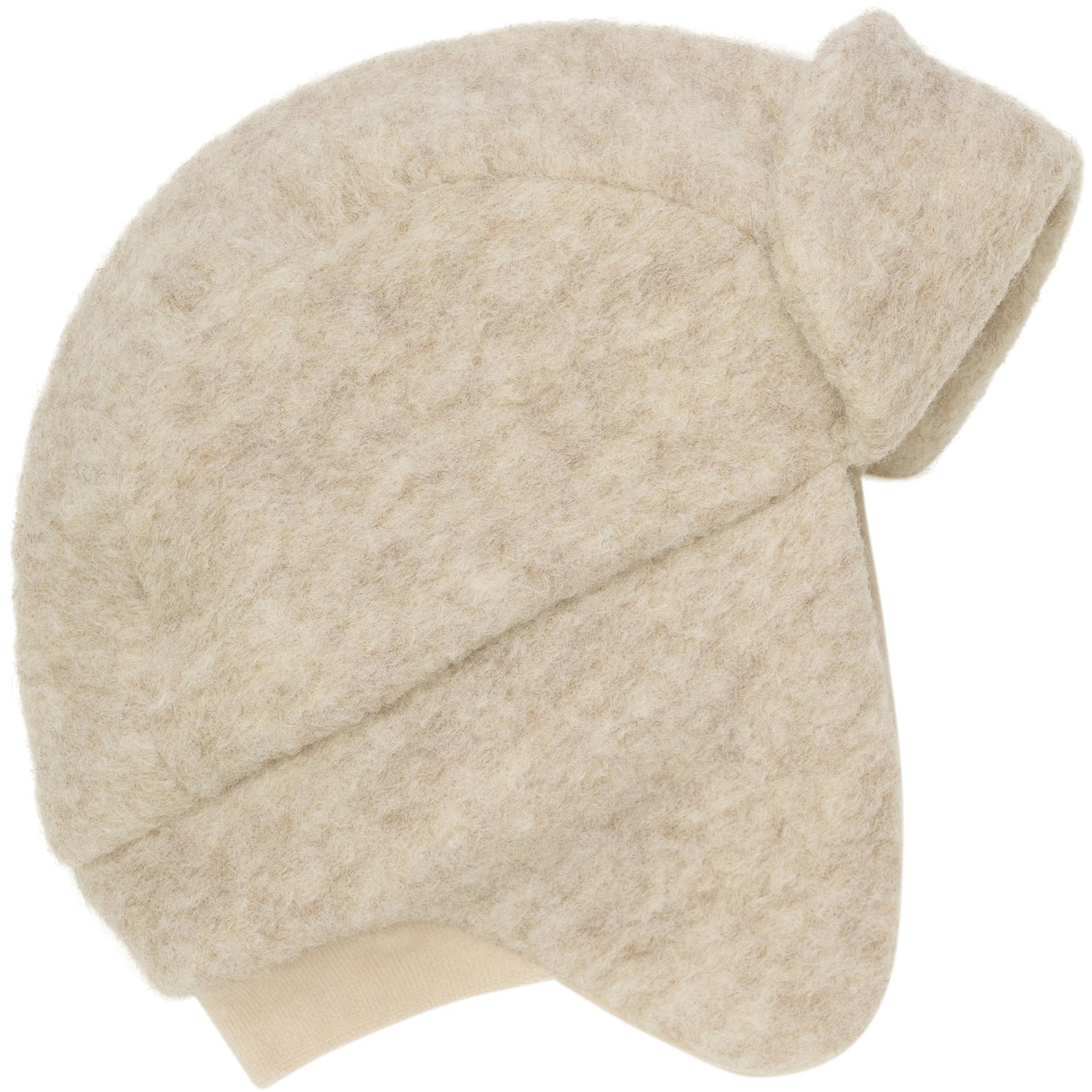 Huttelihut Sand Melange Mössa Ull W. Velour Lining