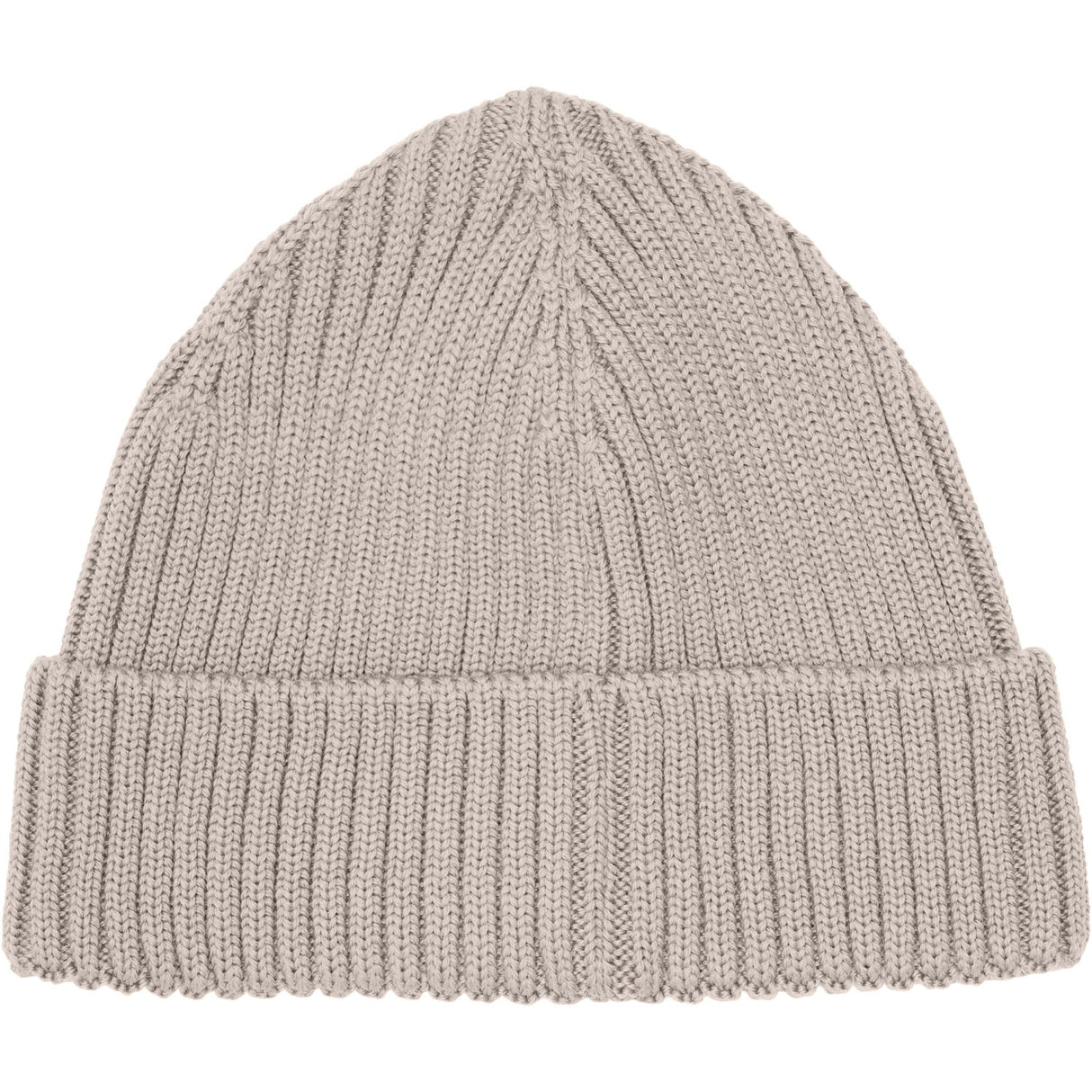 Huttelihut Camel Melange Beanie Ull Stickad