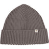 Huttelihut Brown Melange Beanie Ull Stickad