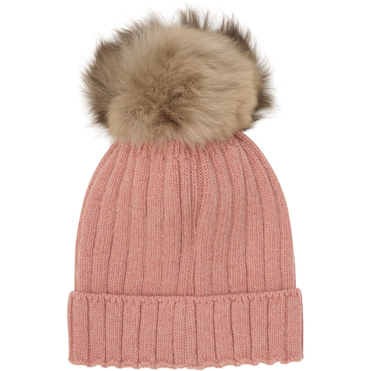 Huttelihut Burlwood Mössa Stickad Alpaca Pompom