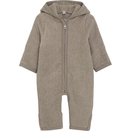 Huttelihut Savannah Melange Pram Dräkt Ears Bomull Fleece