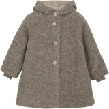 Huttelihut Camel Melange Täcka Huva Ull W. Lining