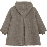 Huttelihut Camel Melange Täcka Huva Ull W. Lining