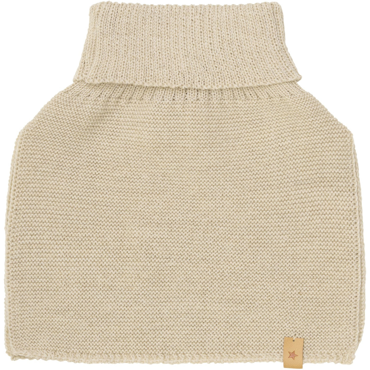 Huttelihut Sand Melange Neck Warmer Ull Stickad