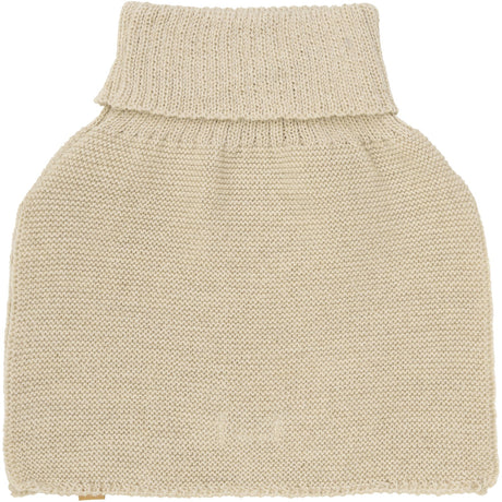 Huttelihut Sand Melange Neck Warmer Ull Stickad