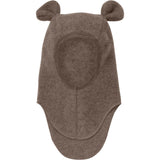 Huttelihut Brown Melange Elefanthatt Ears Ull Fleece