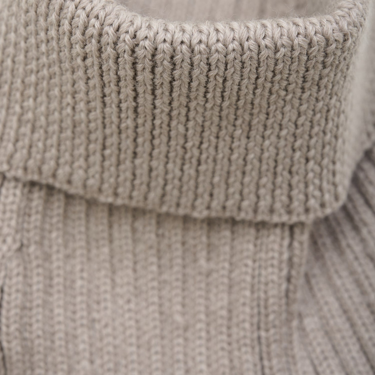 Huttelihut Camel Melange Neck Warmer Ull Stickad