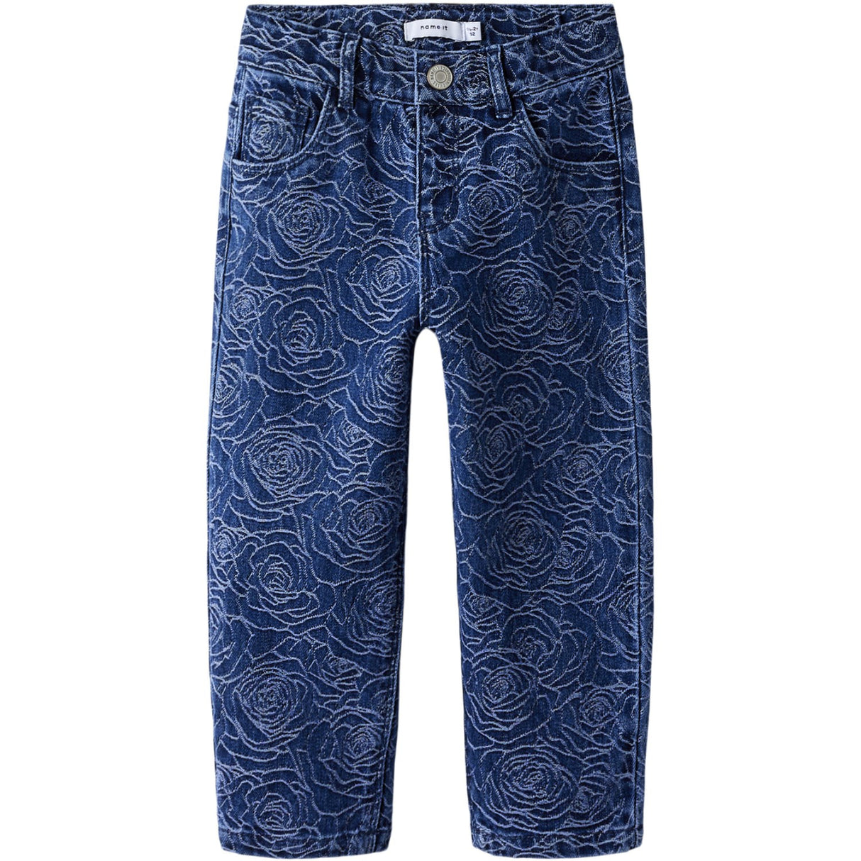 Name It Dark Blue Denim Nmfbella Mom Jeans 5005-Qj O