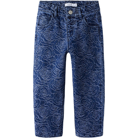 Name It Dark Blue Denim Nmfbella Mom Jeans 5005-Qj O