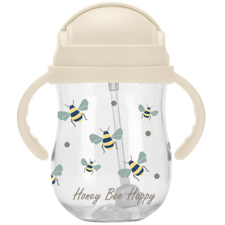 Vanilla COPENHAGEN Transparent Strån Flaska Tritan Honeybee 300 Ml