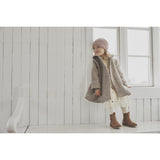 Huttelihut Camel Melange Täcka Huva Ull W. Lining