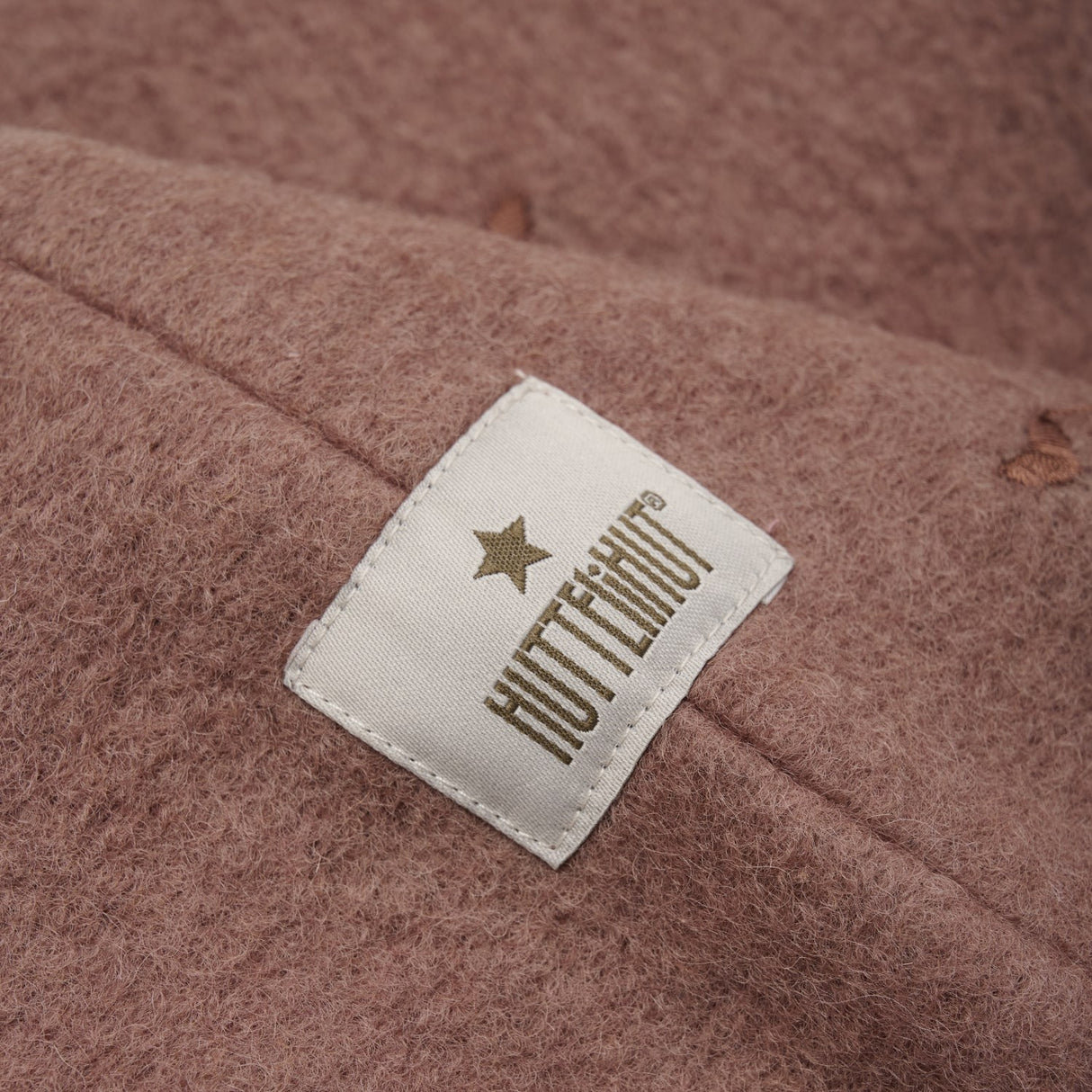 Huttelihut Burlwood Elefanthatt All Över Emb. Ull