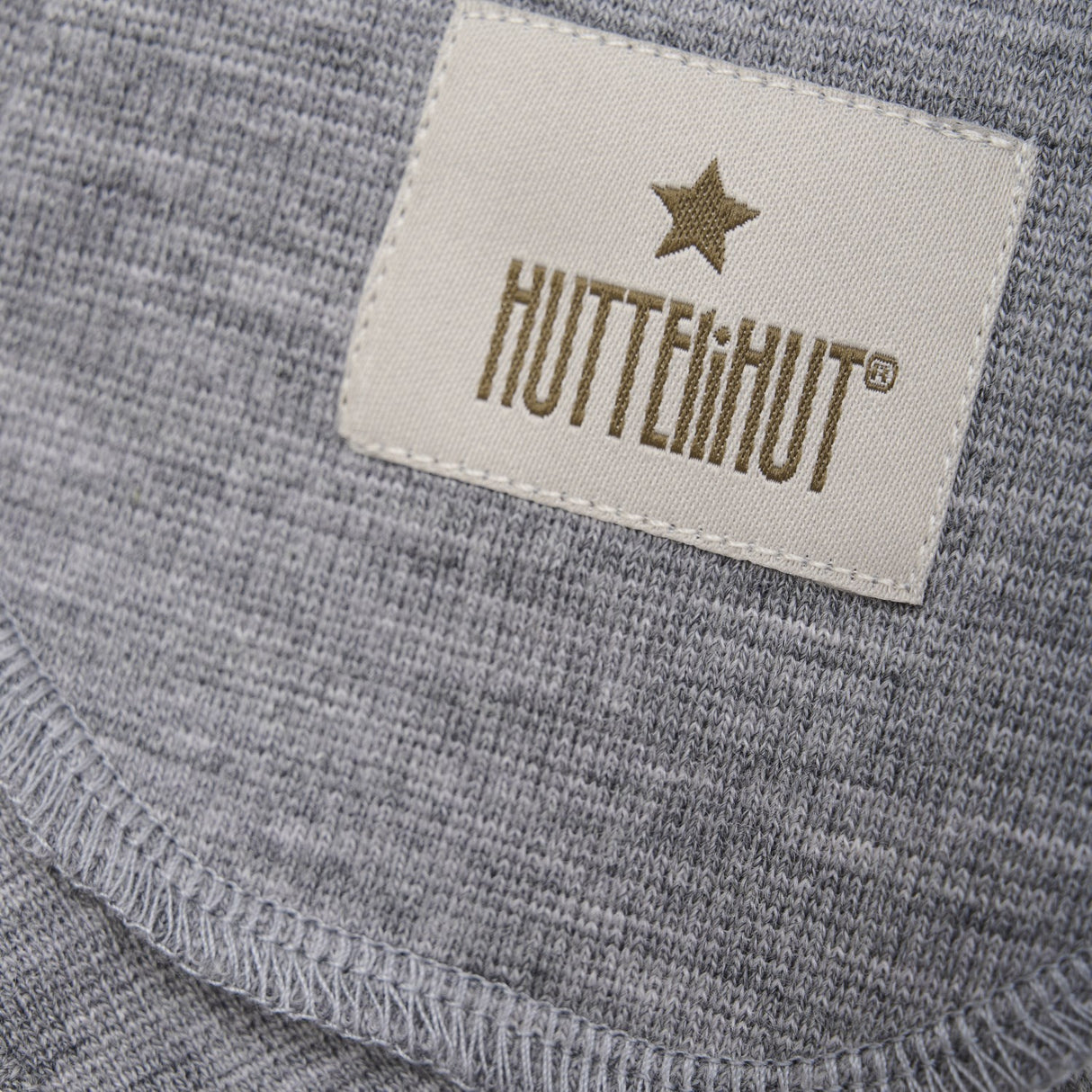 Huttelihut Medium Grey Melange Elefanthatt Ears Ull Rib