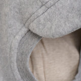 Huttelihut Medium Grey Melange Elefanthatt Bomull Fleece W. Lin