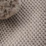 Huttelihut Camel Melange Elefanthatt Windstop Pompoms