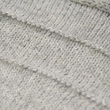 Huttelihut Medium Grey Melange Bonnet Ears Alpaca Ull Stickad