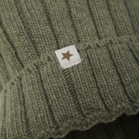 Huttelihut Beetle Mössa Stickad Alpaca Pompom