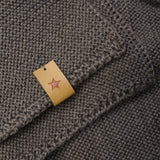 Huttelihut Brown Melange Neck Warmer Ull Stickad